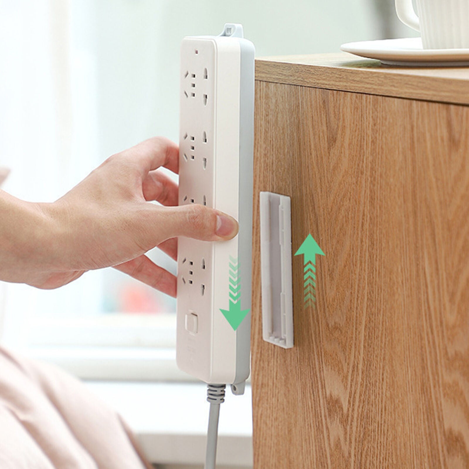 Self-Adhesive No-Drill Socket Organizer