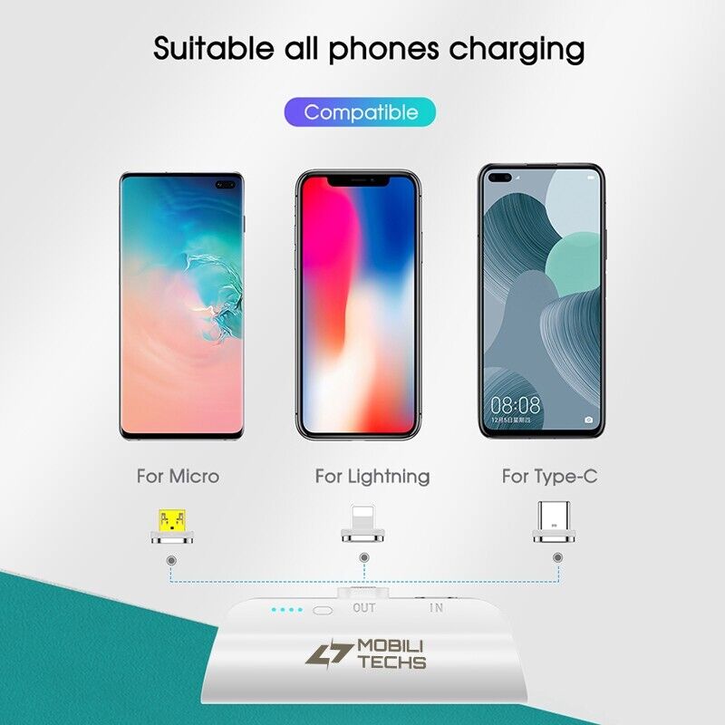 Compact Magnetic Power Bank for On-the-Go Charging