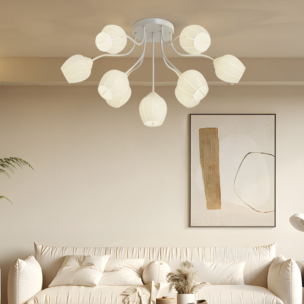 10 Heads Creative Three-Step Dimming Taavita Style Flower Ceiling Lights