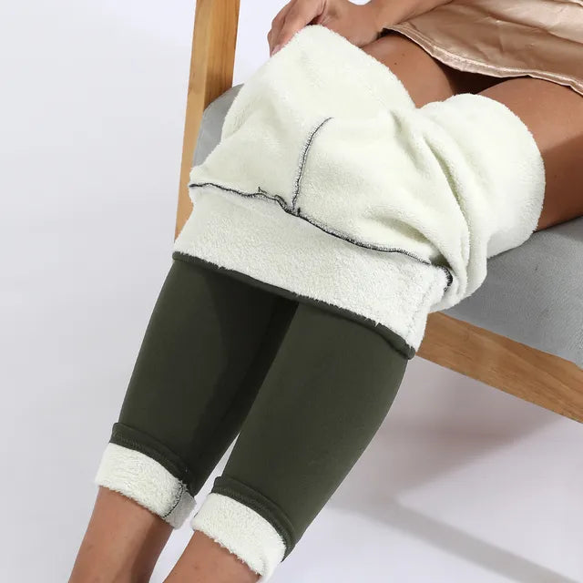 Winter Pants | Sherpa Lined | Cozy Warmth & Tummy Control | Fleece