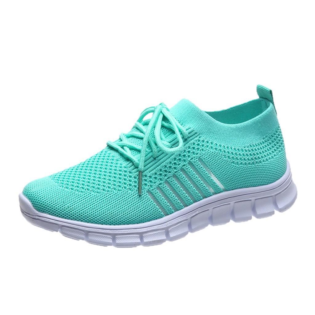 Orthopedic Shoes for Women | Breathable Mesh Knit with Shock-Absorbing Gel Sole | 1.57 Inch Heel Height | Lightweight Comfort and Stability