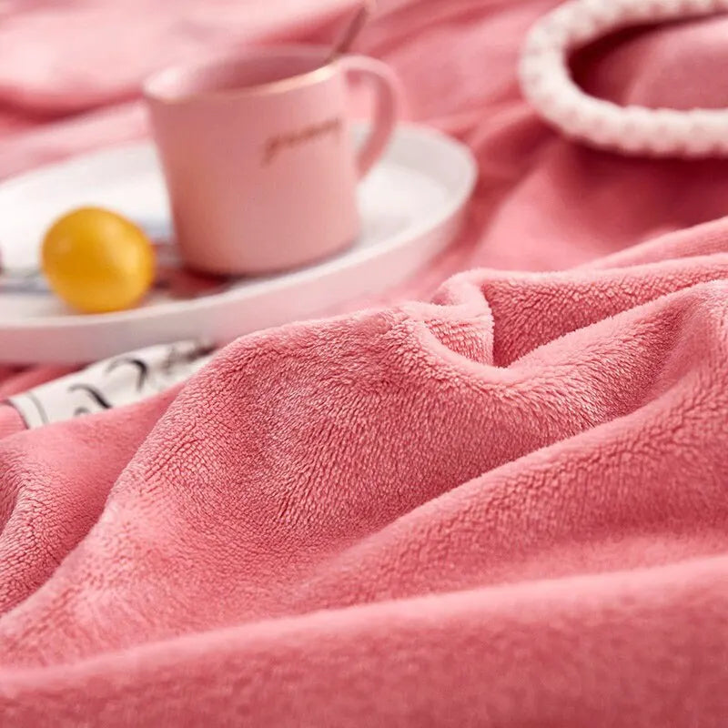 Flannel Fleece Blanket | Lightweight Warm | Ultra Soft Comfort | Fabric