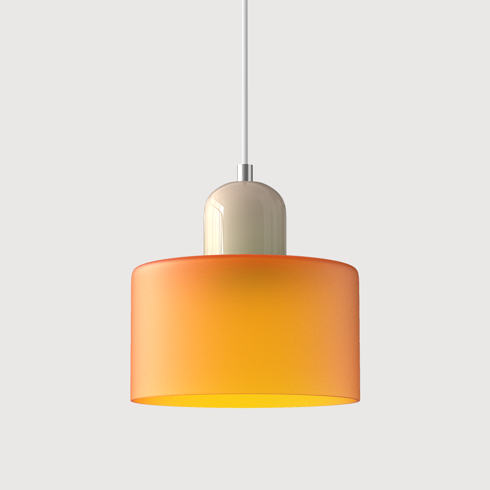 Pendant Light | Bauhaus-Inspired Glass Shade | Adjustable Hanging Length | Easy Assembly