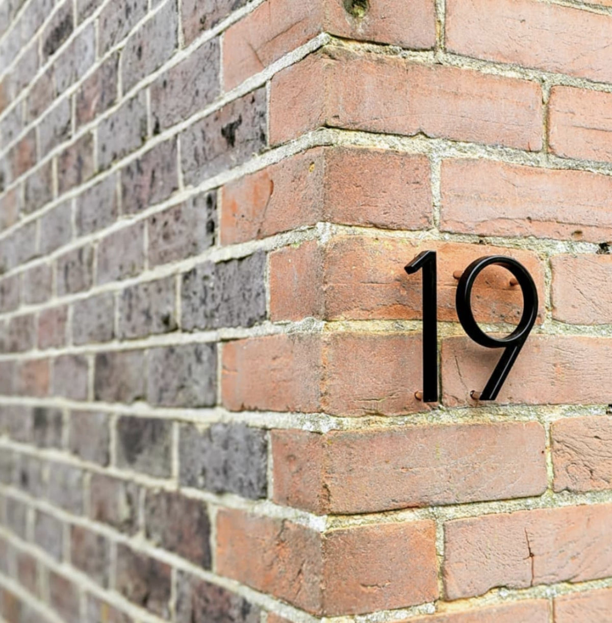 Meraki Address Numbers — Sleek Black Zinc Alloy House Numbers