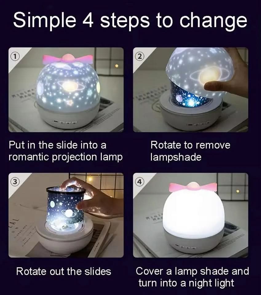 Starlight Dreamer Projector: Enchanting Night Sky for Kids