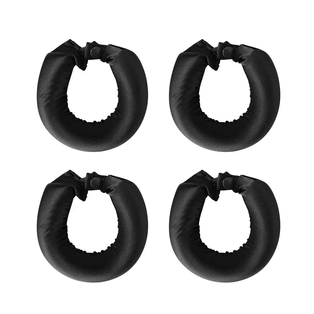 Heatless Hair Curling Headband in Satin Fabric