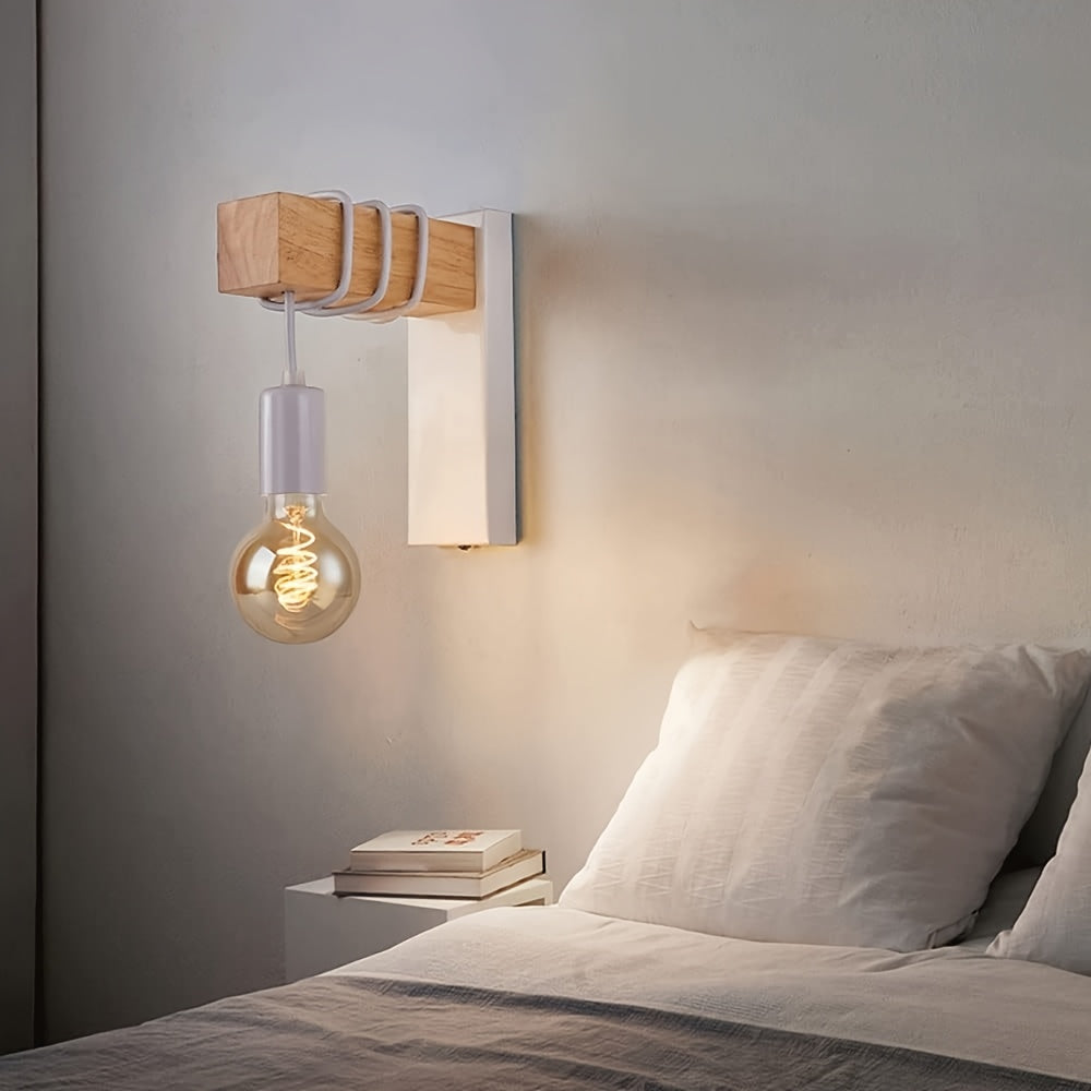 Sleek Urban Wall Light Fixture with E27 Bulb Socket