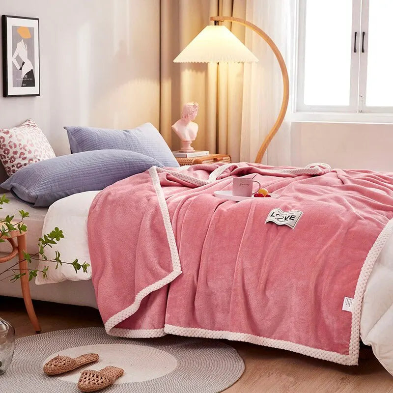 Flannel Fleece Blanket | Lightweight Warm | Ultra Soft Comfort | Fabric
