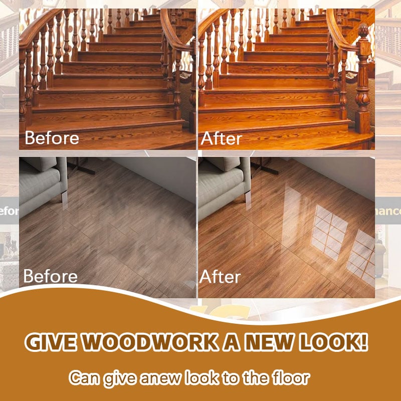 Natural Wood Care Spray with Beeswax – Gentle Shine, No Harsh Chemicals