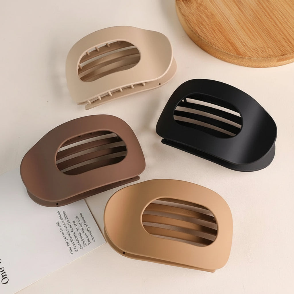 Robust Plastic Hair Clip for Thick Locks with Reliable Grip