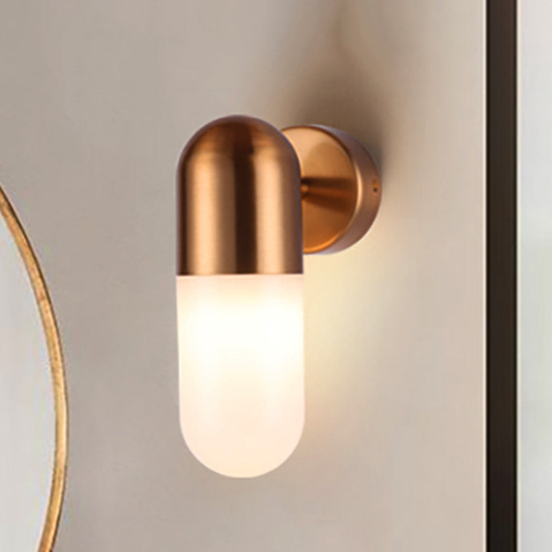 Taavita Metal Wall Light Postmodern 1 Bright Black/Gray/White Wall Mount for Bedroom - Modern 9 Inch & Under LED/Bulb/Fluorescent with E12/E14 Bulb Base