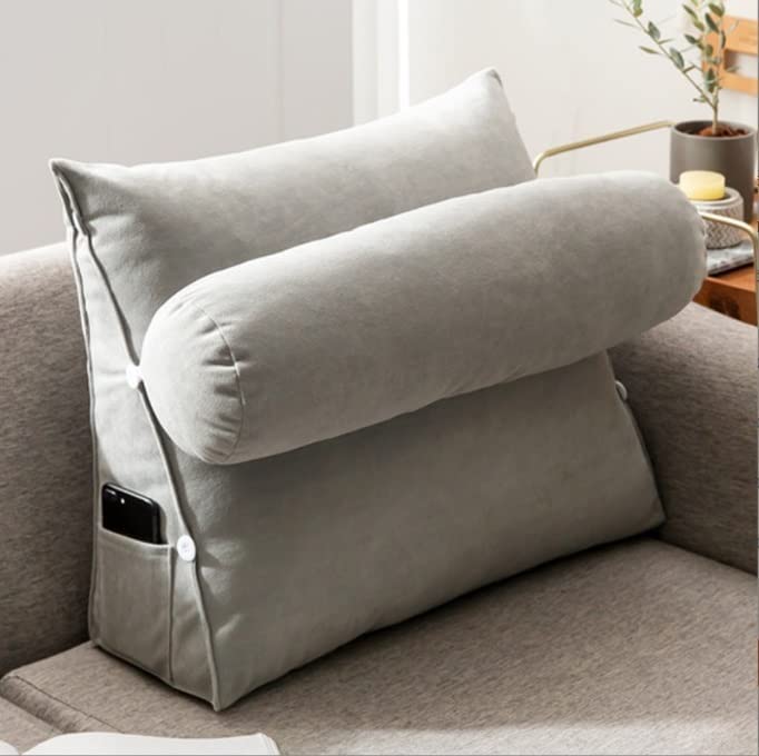 Supportive Wedge Pillow for Back Pain Relief in Bed