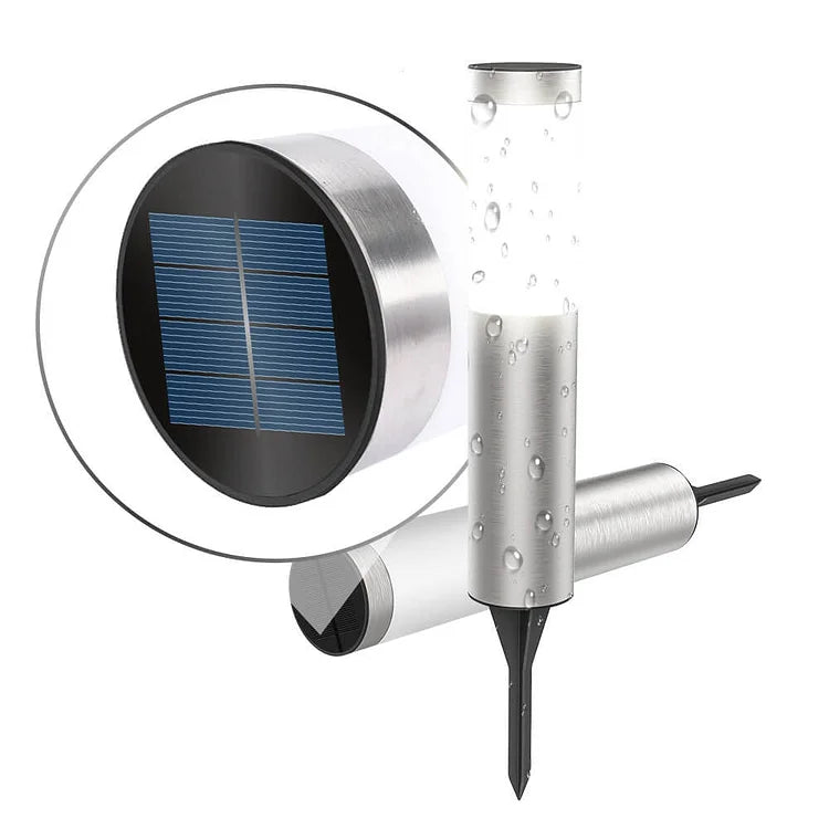 Taavita Garden Lamps | Monocrystalline Waterproof Solar-Powered LED Garden Lamp Made of Stainless Steel