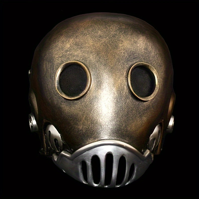 Halloween Clockwork Resin Mask Durable ABS Plastic for Costume Parties
