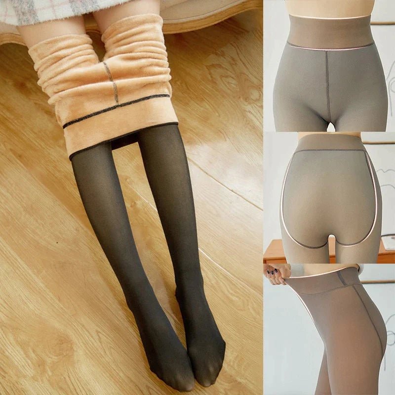 Women’s Winter Leggings | Fleece Lining & High Waist | Stretchy Nylon Blend | Comfortable Fit