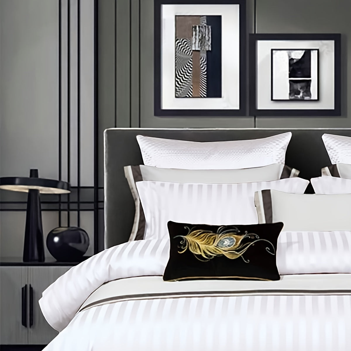 Duvet Cover Set | Satin Embossed | Luxurious Comfort | Polyester