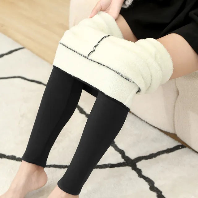 Winter Pants | Sherpa Lined | Cozy Warmth & Tummy Control | Fleece