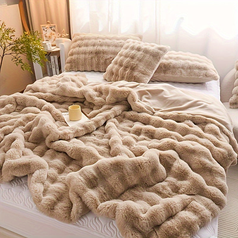 Fleece Blanket | Ultra-Soft Plush | All-Season Comfort | Polyester