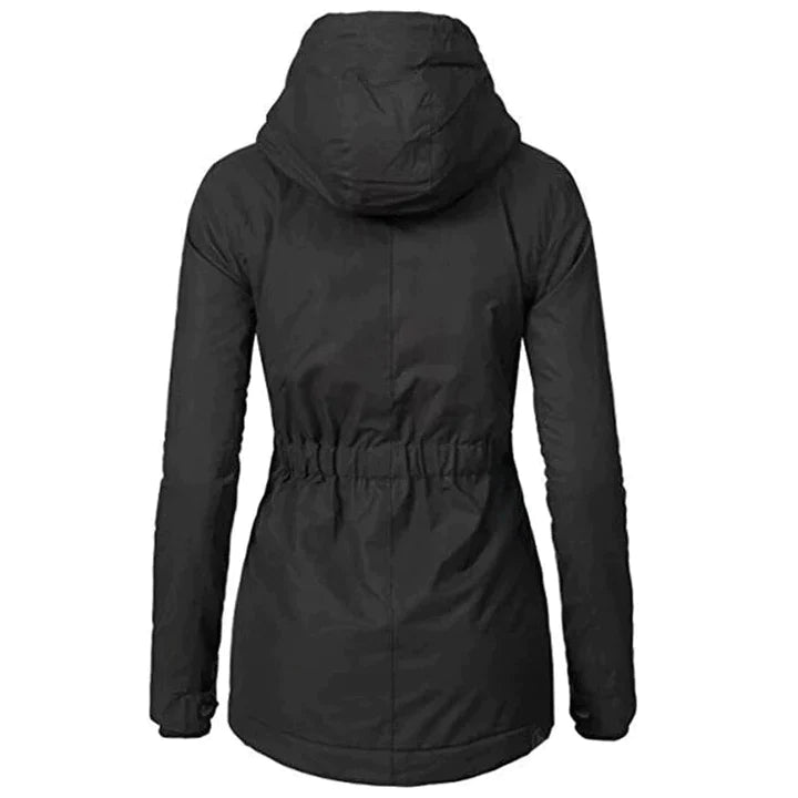 EliteShield Women's Waterproof Hooded Winter Jacket