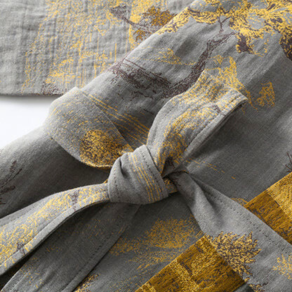 Cotton Comfort Kimono Robe for Relaxed Elegance
