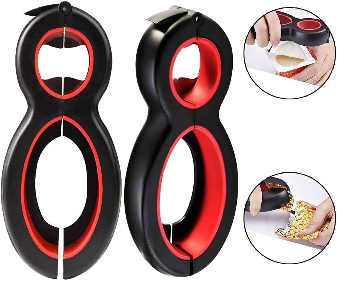 Versatile 6-in-1 Kitchen Opener Tool