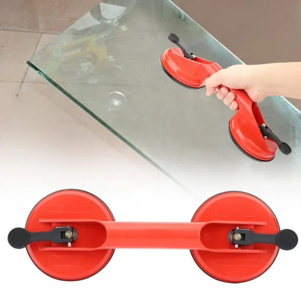 Double Grip Suction Cup Tool for Glass and Tile Handling