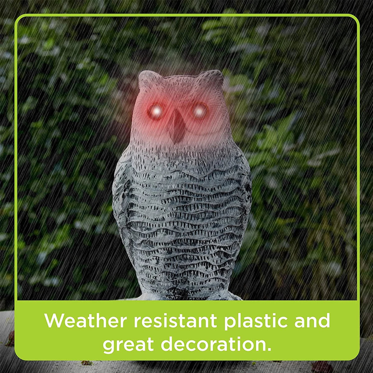 Naturalistic Owl Decoy for Bird Deterrence