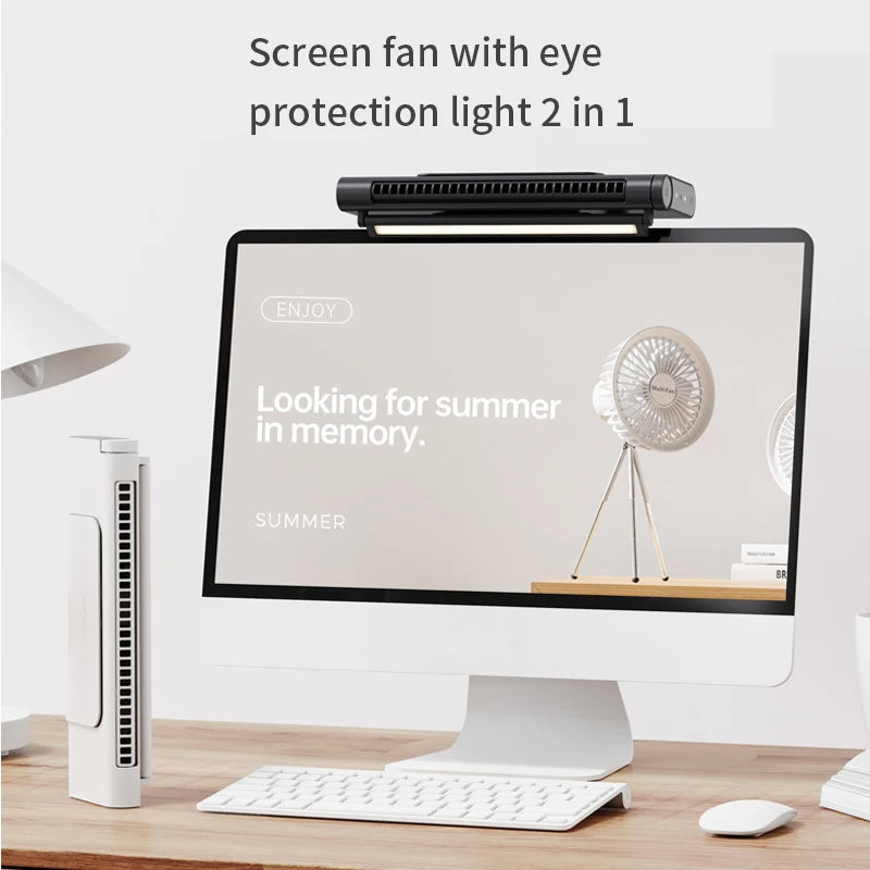 Desktop Air Conditioner and Bladeless USB Fan