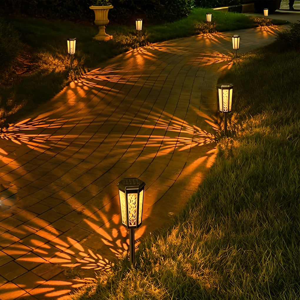 1 Pc Taavita Waterproof Intelligent LED Color Changing Solar Lights Outdoor Lamp