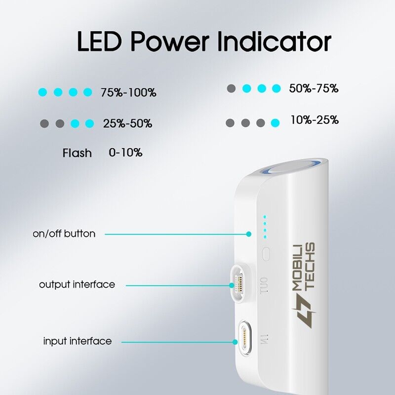 Compact Magnetic Power Bank for On-the-Go Charging