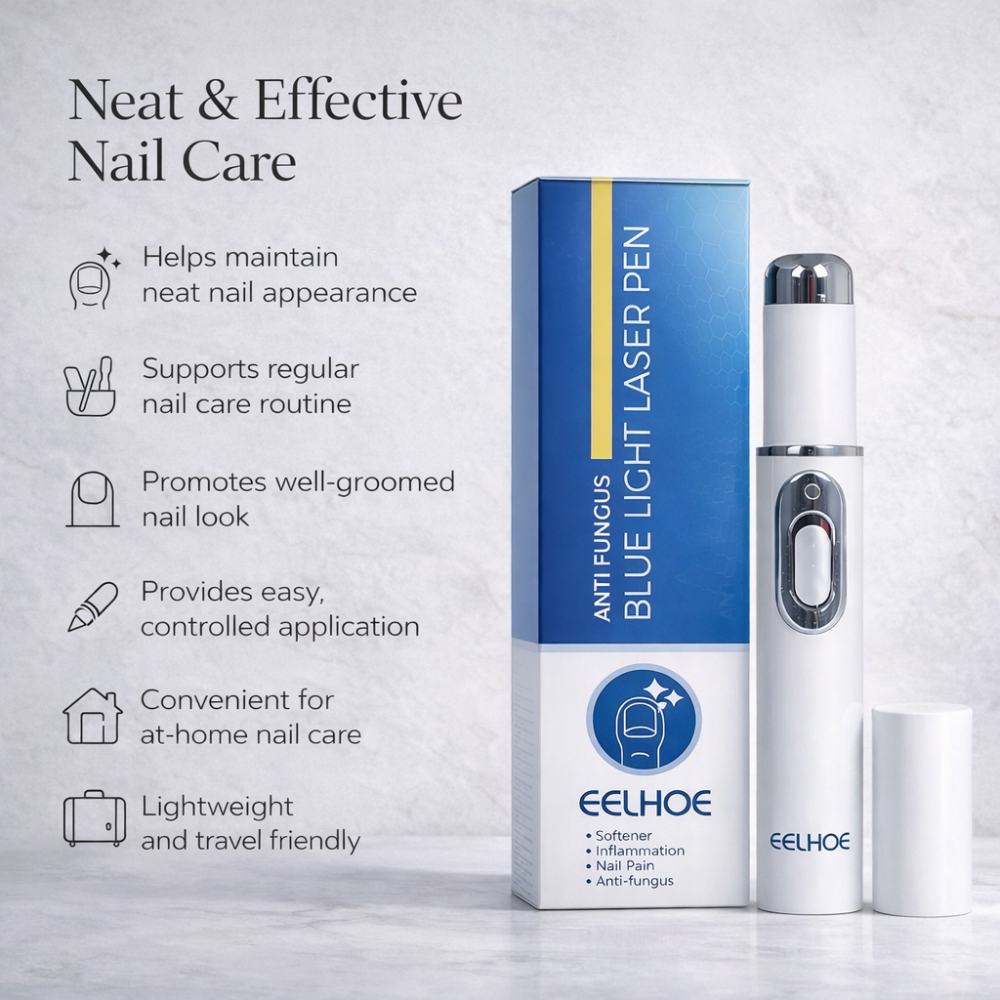 Non-Invasive Blue Light Laser Pen for Nail Fungus Treatment
