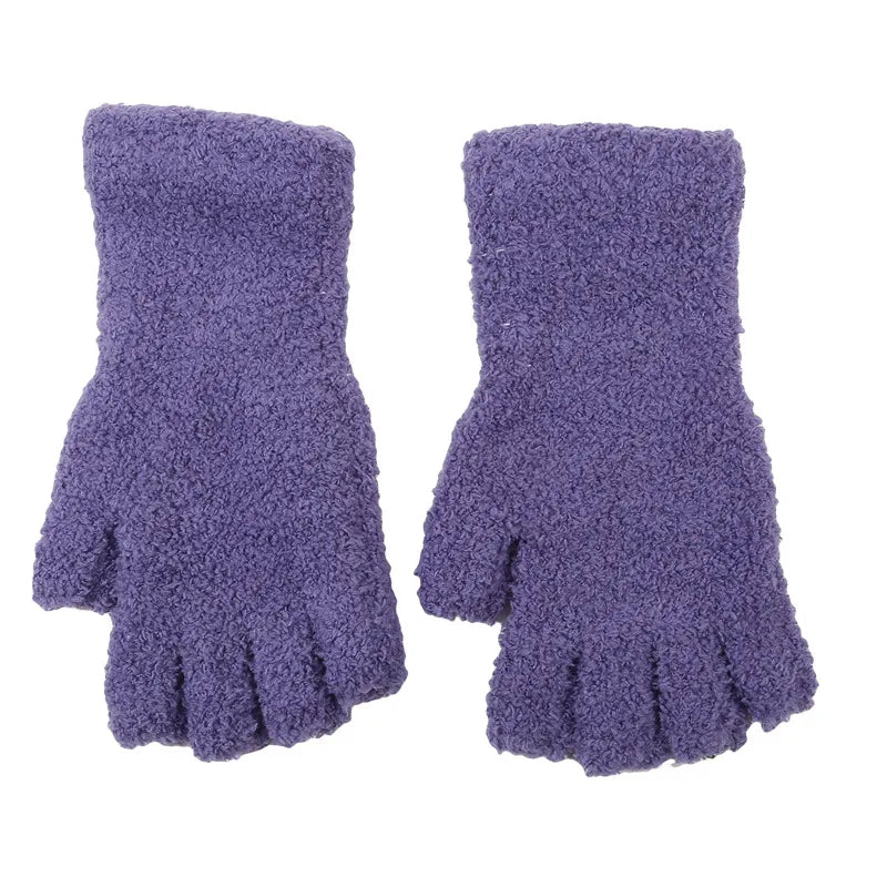 Half Finger Gloves for Winter Warmth and Comfort