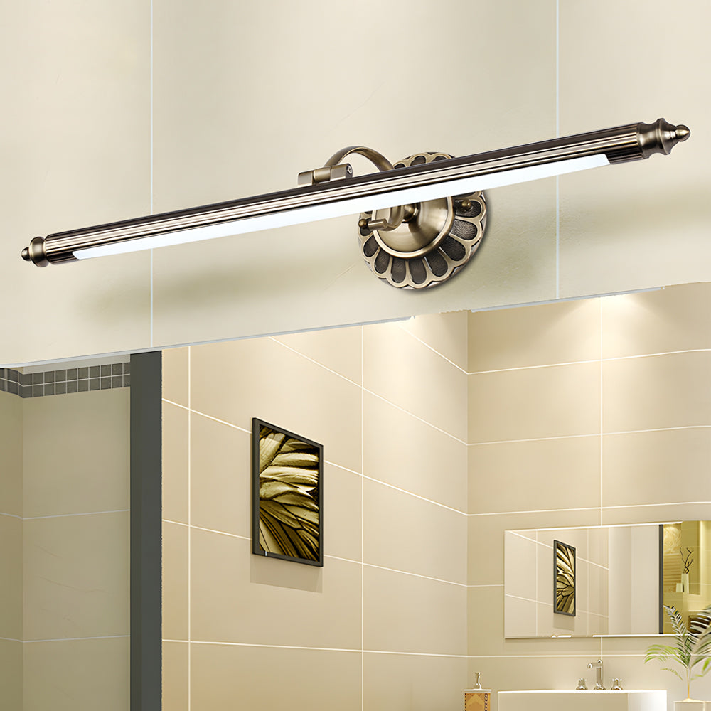 1-Light Linear Metallic Vanity Bath LED Light