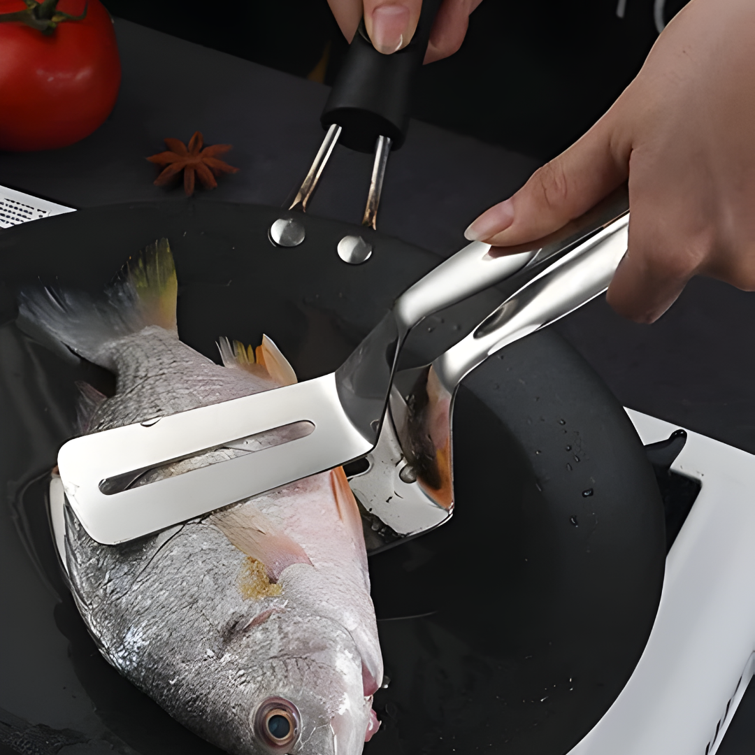 Dual-Function Stainless Steel Gripper – Flip and Grip with Ease