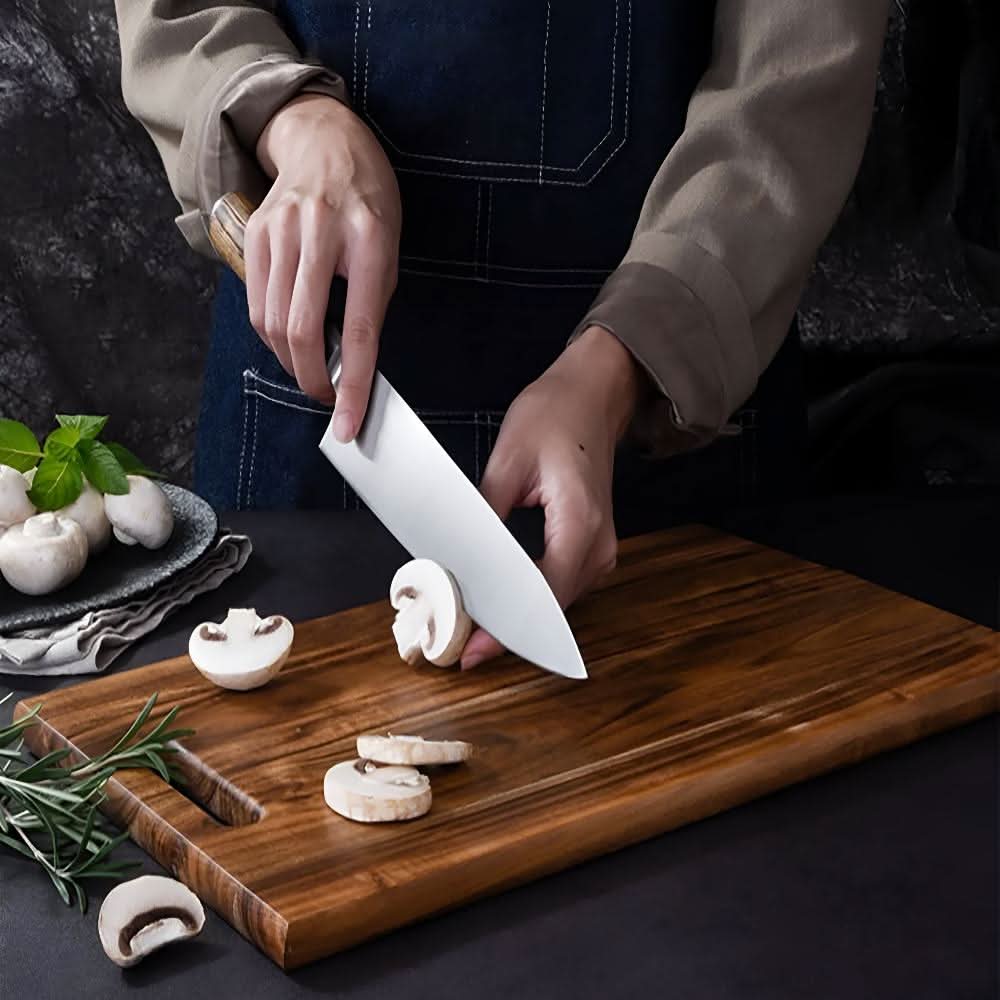 GreenCraft Acacia Wood Cutting Board: Eco-Friendly Elegance for Your Kitchen