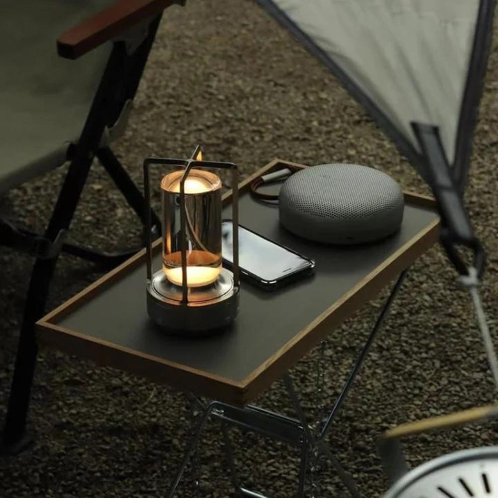 LuxeGlow – Wireless Nordic Table Lamp for Any Setting