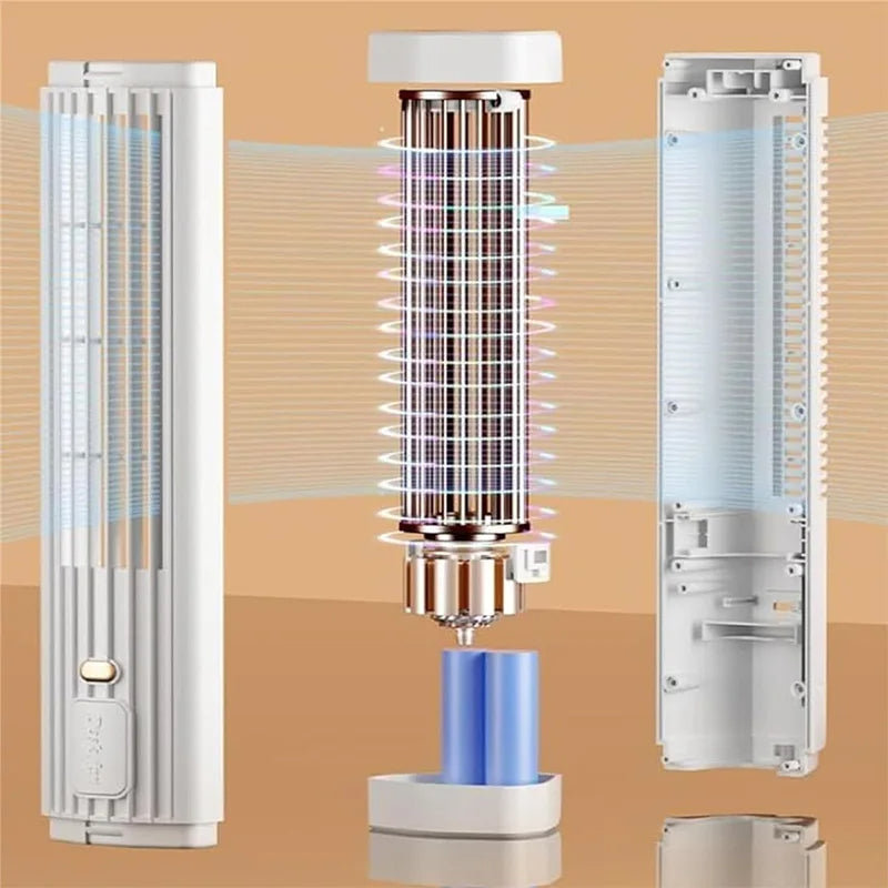 Portable Tower Fan with USB Rechargeable Air Conditioning