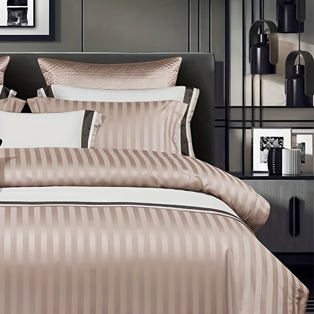Duvet Cover Set | Satin Embossed | Luxurious Comfort | Polyester