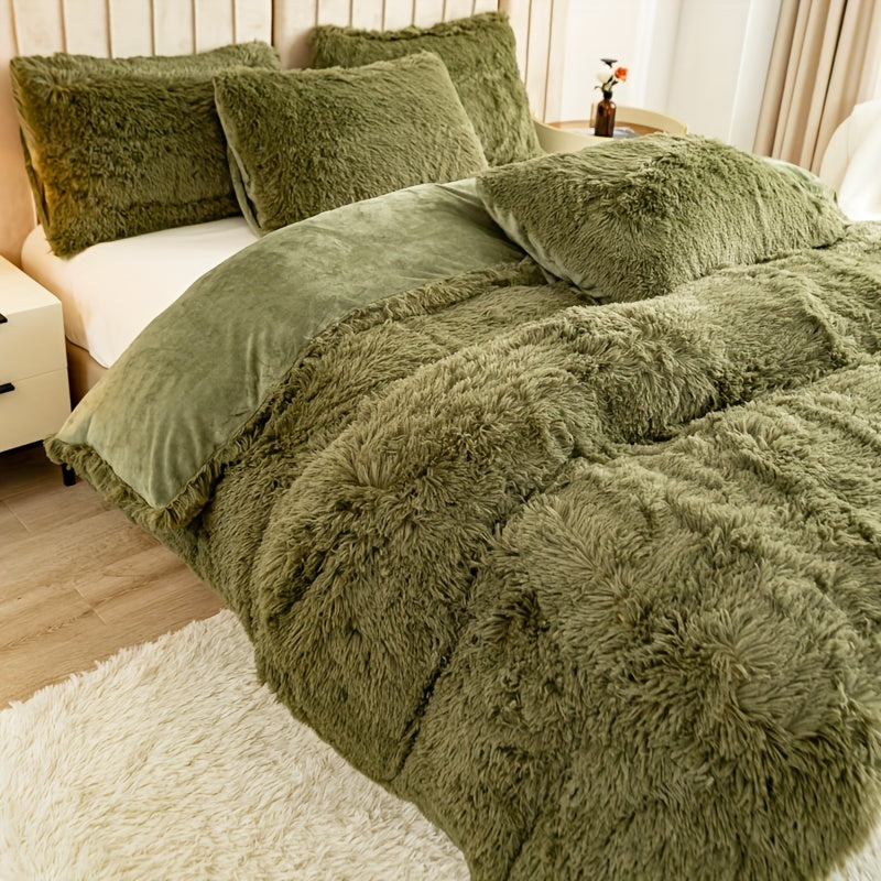 Quilt Cover Set | Wrinkle-Resistant | Soft Cozy Warmth | Polyester