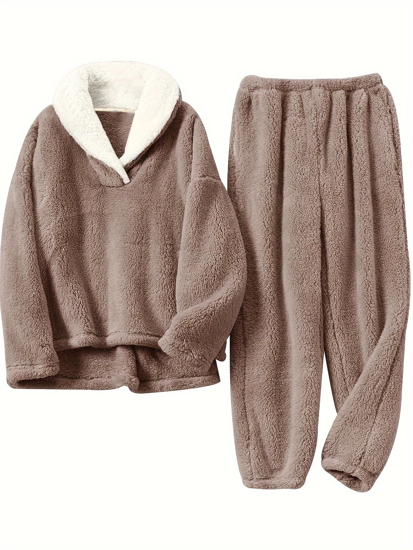 Thermal Pajama Set | Soft & Warm | Cozy Fall Winter Comfort | Polyester