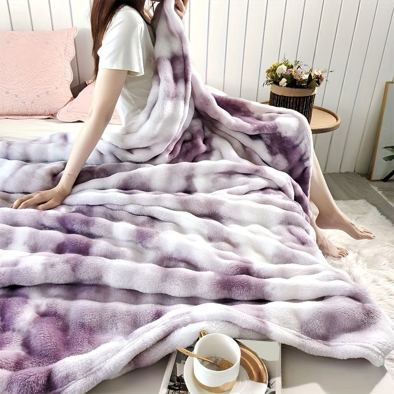 Coral Fleece Blanket | Lightweight | Year-Round Warmth | Polyester