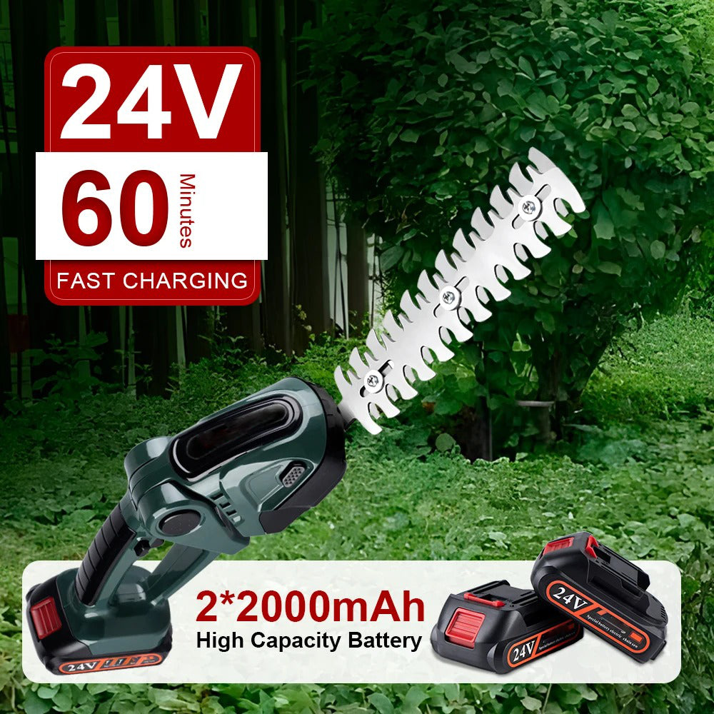 Battery-Powered Hedge Clipper