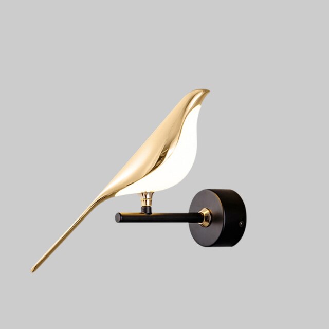 Bird-Shaped Wall Lamp | Magnetic Adjustable Heads | LED Light Source | Energy Efficient Lighting