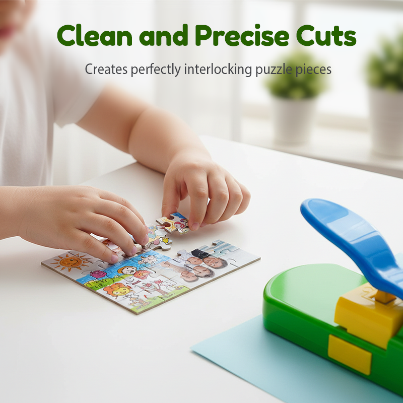 Custom Puzzle Creator with Convenient Storage Solution