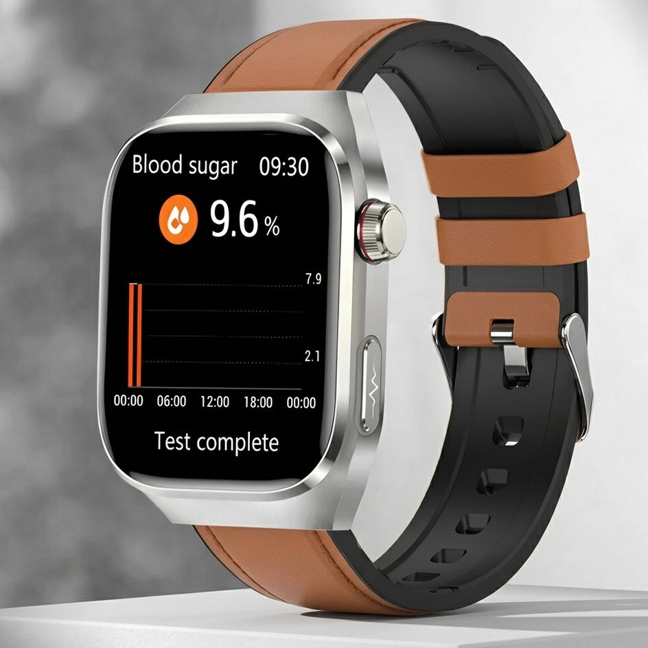 Smartwatch with ECG, Heart Rate, Blood Oxygen & Sleep Monitor - IP68, Bluetooth Calling, 650mAh, 2.04" AMOLED
