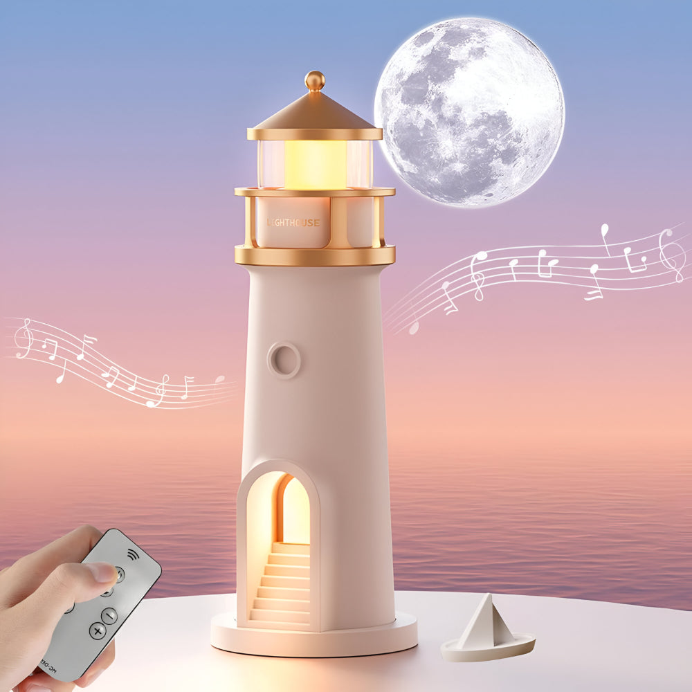Coastal Dream LED Projector Night Light for Tranquil Spaces