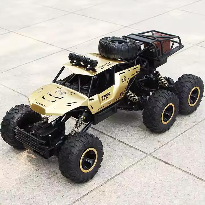 RuggedExplorer 6WD Remote-Controlled Off-Road Truck for Thrilling Adventures