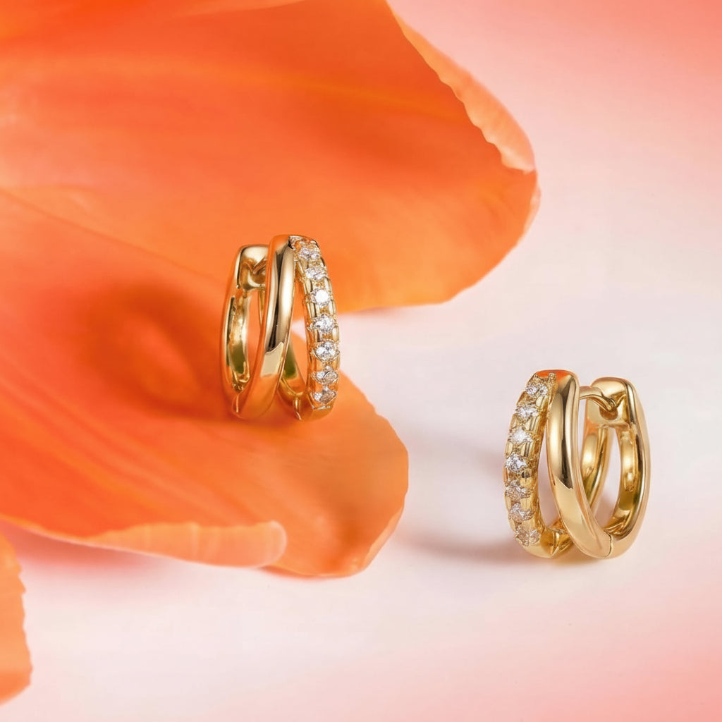 Chic Gold Huggie Hoop Earrings for Special Occasions