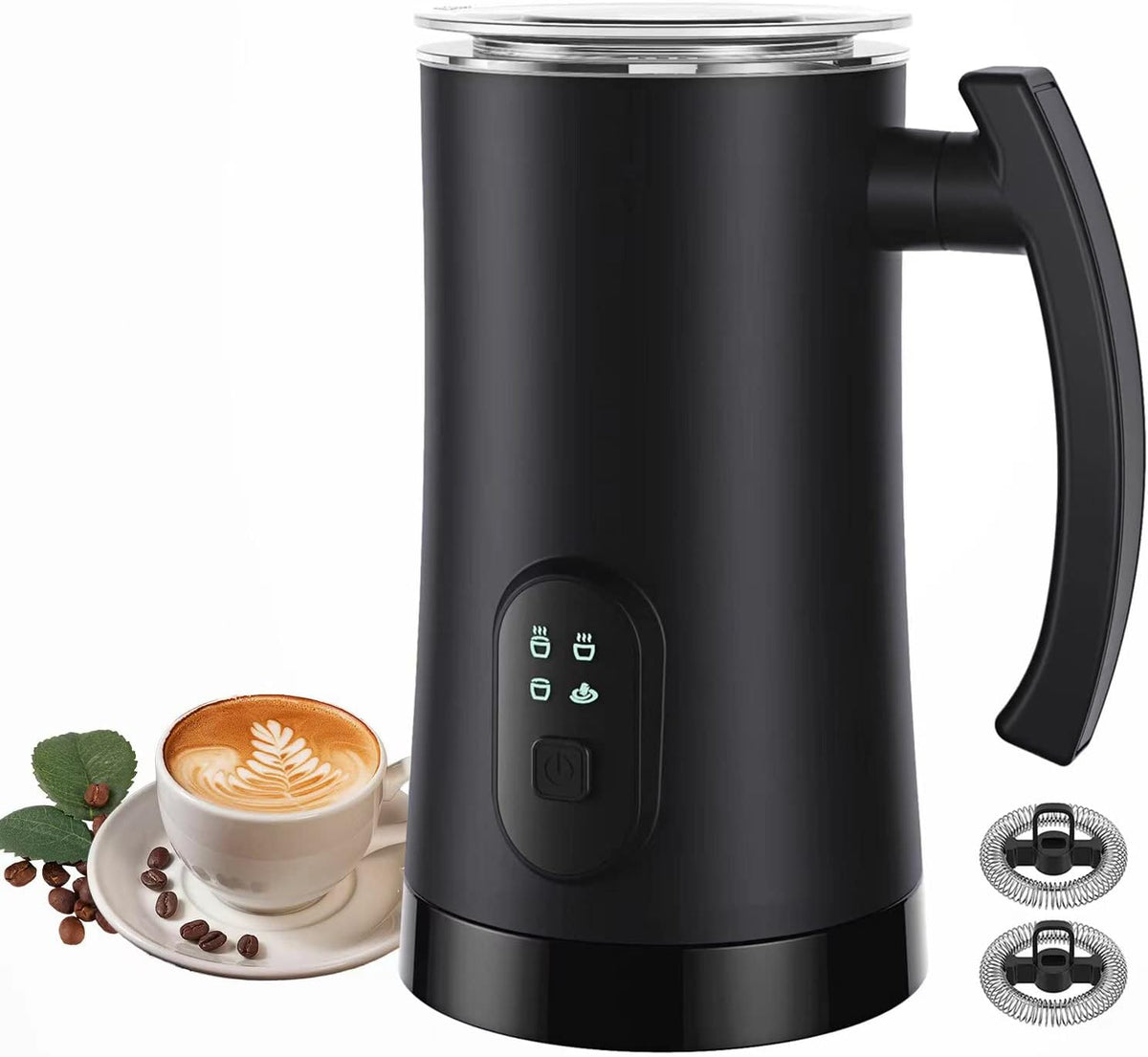 Versatile Electric Milk Frother & Steamer for Home Baristas