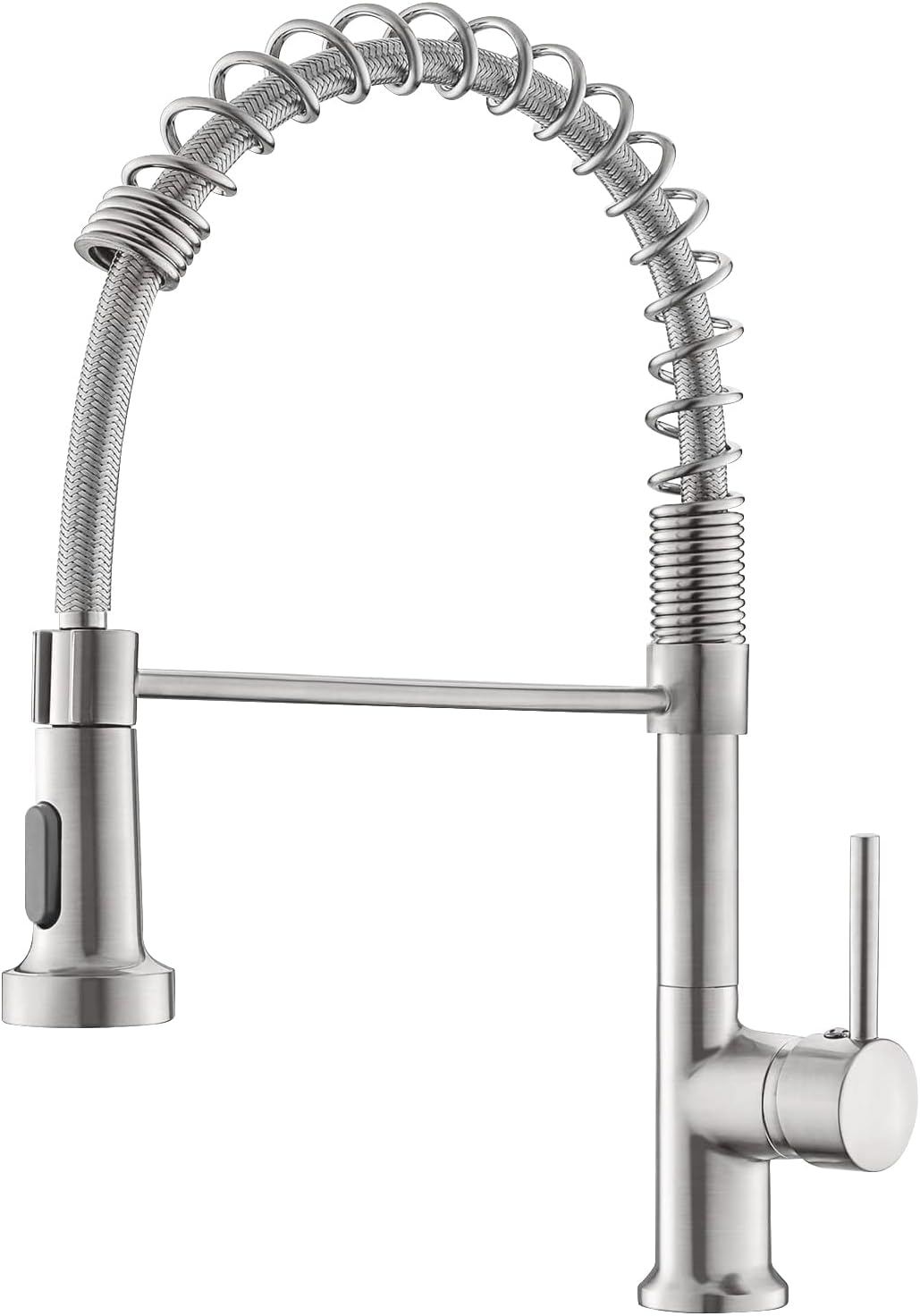 Pull-Down Sprayer Kitchen Faucet with Single Hole Design